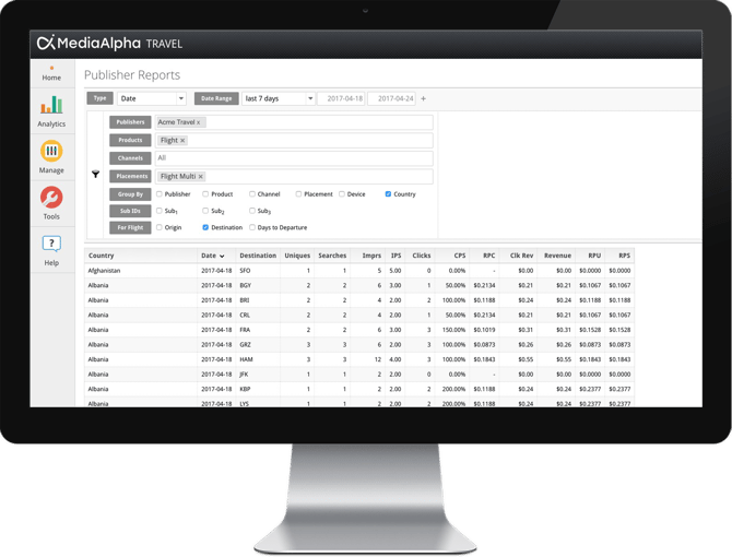 MediaAlpha for Publishers Reporting Dashboard Highlights Value of Media Inventory